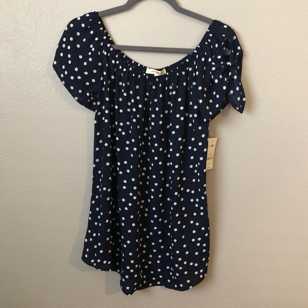 Wishful Park Navy Dot Tunic